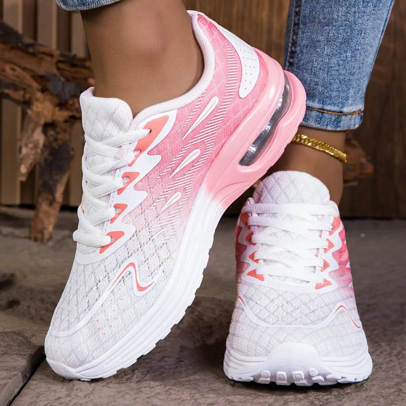 Women’s Lightweight Breathable Running & Walking Sneakers – Non-Slip & Comfortable