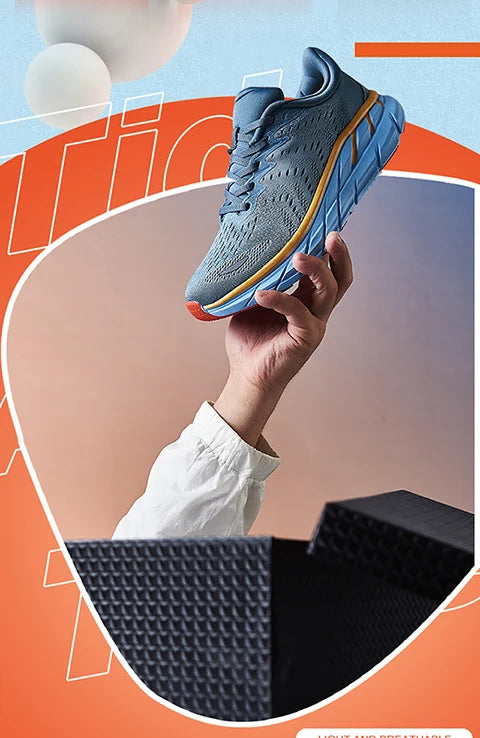 RBB 2023 New Men’s Running Shoes – Cushioned, Fashionable Outdoor Sports Jogging Sneakers – Classic Design, Sizes 39-46