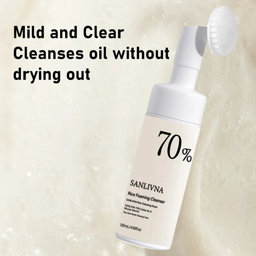 Rice Extract Skincare Set – Toner, Niacinamide Serum & Cleansing Foam