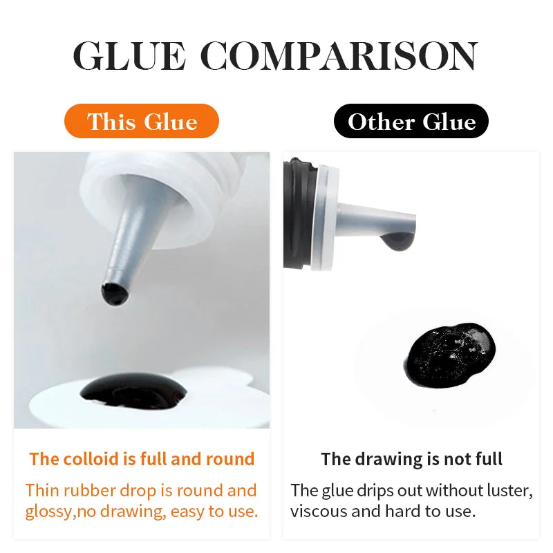 5ml Professional Eyelash Extension Glue – Fast-Drying (0.3s–3s), Strong Hold Adhesive