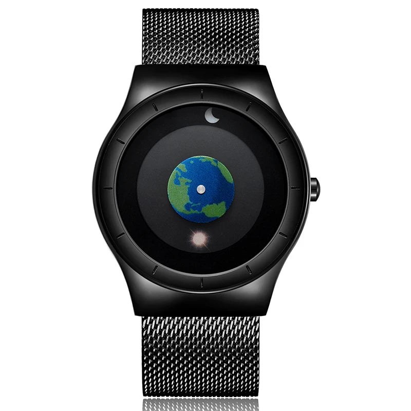 RBB Minimalist Unisex Quartz Watch – Simple Style Unique Dial for Men & Women Couples