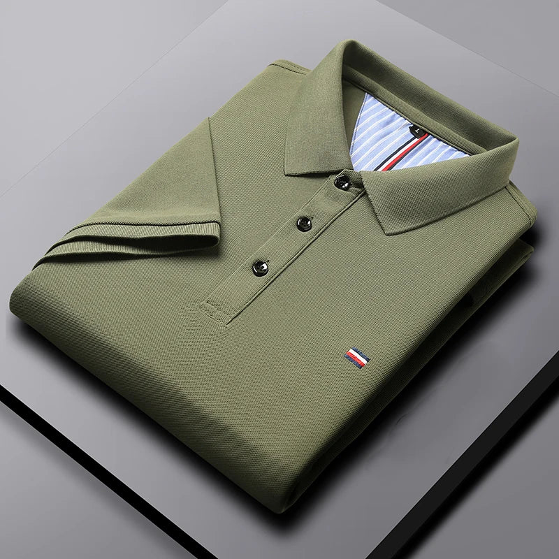 RBB Executive Men’s Breathable Embroidered Polo Shirt – Comfortable Casual & Business Top