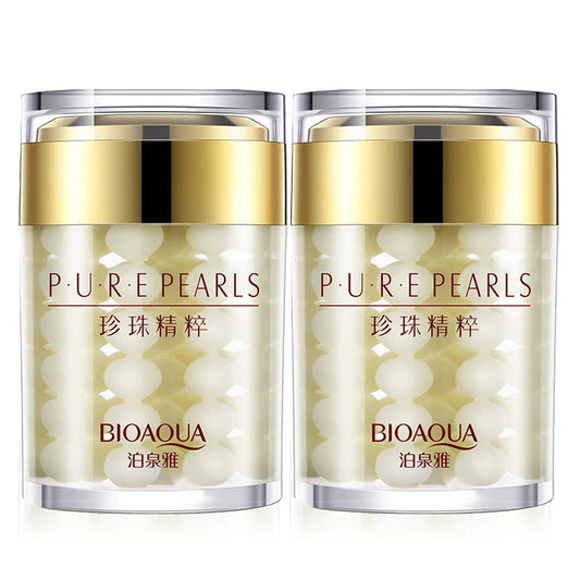 2pcs BIOAQUA Pure Pearl Face Cream – Moisturizing & Firming