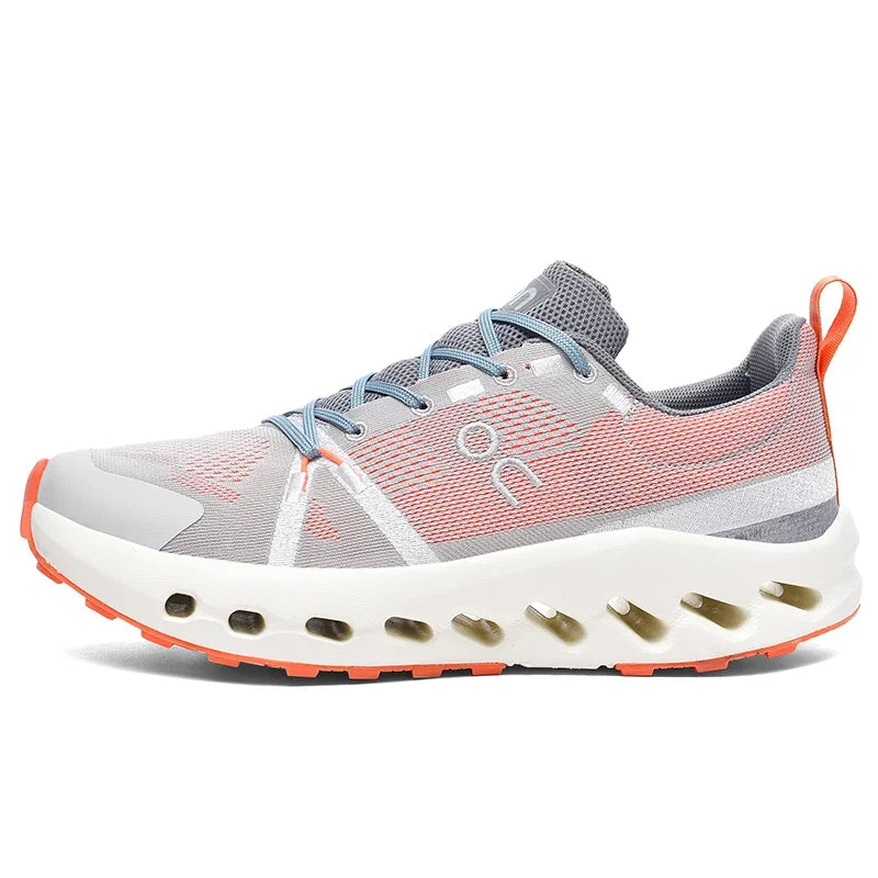 Men’s White Trainers — Casual Tennis & Running Sneakers, Athletic Gym Shoes for Marathon & Jogging