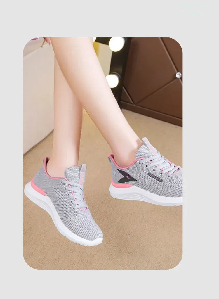Women’s Spring & Autumn Sneakers – Breathable, Soft Sole, Comfortable & Anti-Slip
