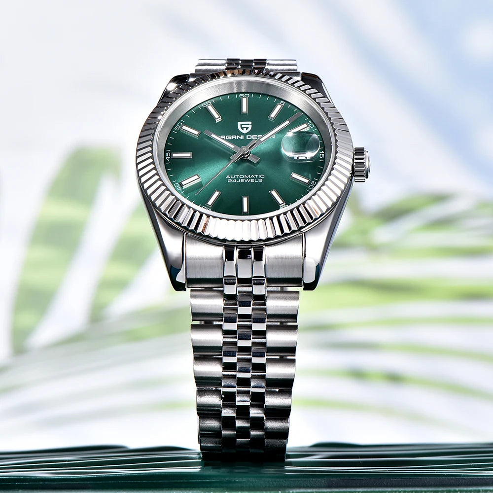 RBB DESIGN PD-1645 V3 Men’s Automatic Mechanical Watch – 42MM Sapphire Glass Stainless Steel Business Timepiece