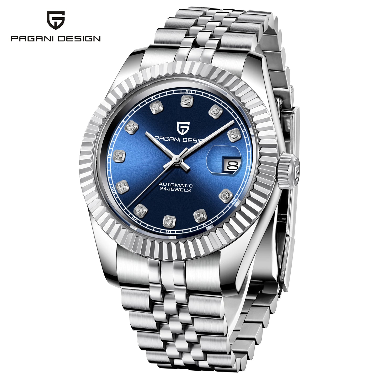 RBB DESIGN PD-1645 V3 Men’s Automatic Mechanical Watch – 42MM Sapphire Glass Stainless Steel Business Timepiece