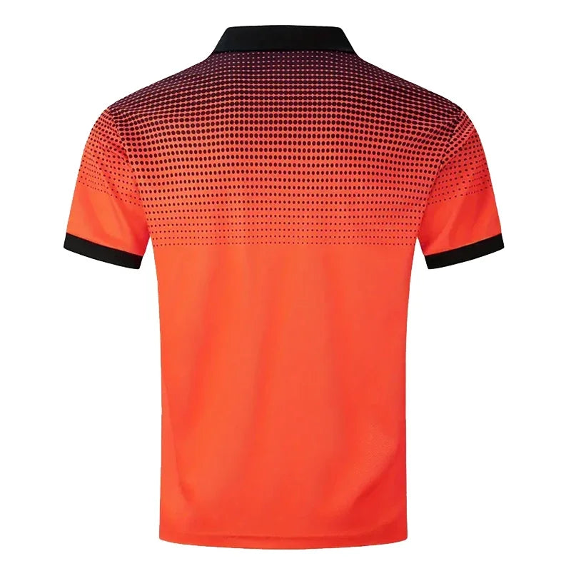 RBB Men’s Summer Slim Fit Sport Polo Shirt – Short Sleeve, 100% Polyester with Fake Pocket Decoration | Casual Golf & Sport