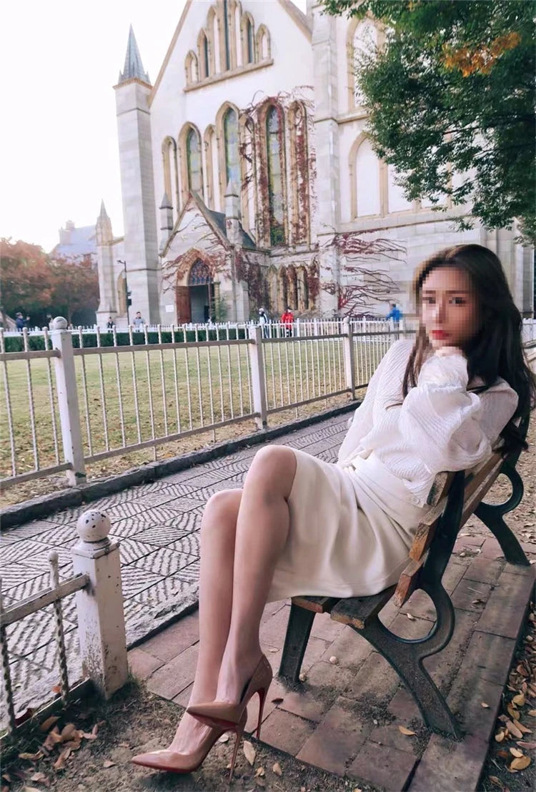 RBB Luxe Custom Stiletto – 12cm Patent Leather Heels with Red Sole