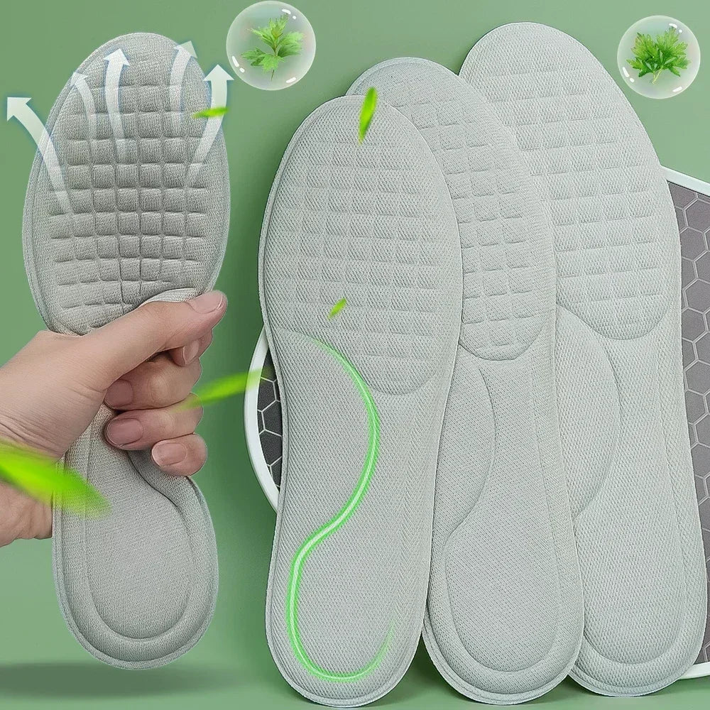 RBB Unisex Orthopedic Memory Foam Insoles – Deodorizing, Antibacterial, Sweat-Absorbing Shoe Inserts