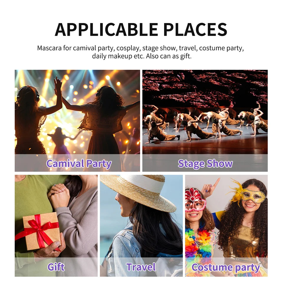 5D Waterproof Fiber Mascara – Thickening, Lengthening & Curling, Long-Lasting