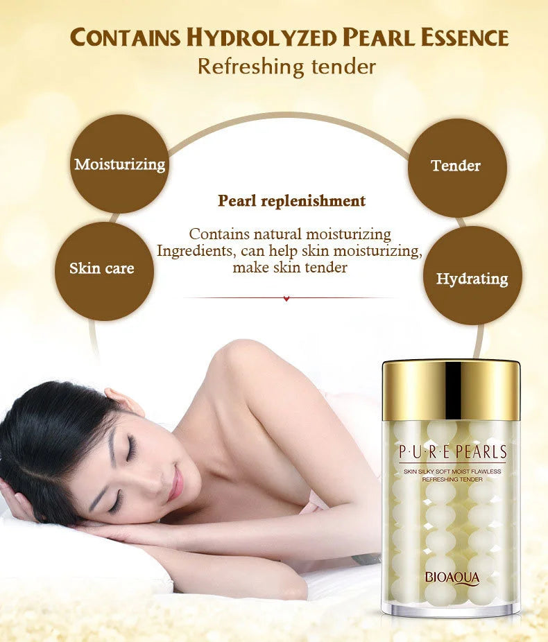 2pcs BIOAQUA Pure Pearl Face Cream – Moisturizing & Firming