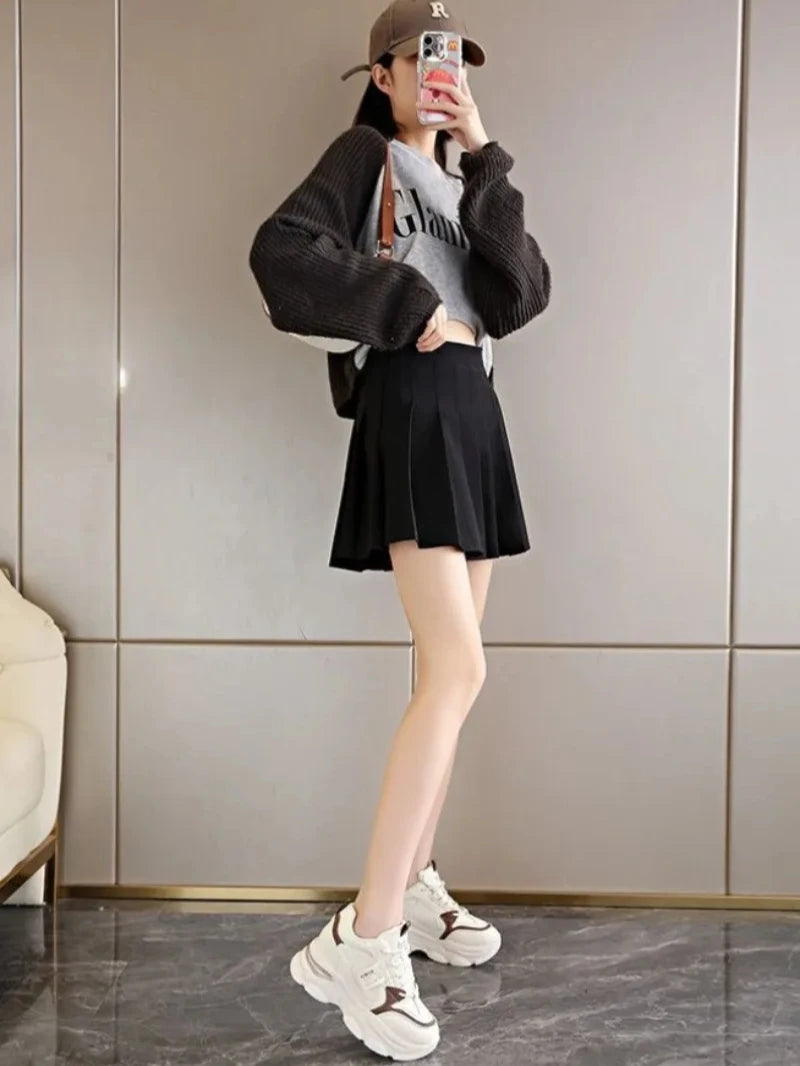 Women’s White Sport Sneakers – Thick Sole, Ultra-Light Platform, Casual & Running Shoes (Spring/Autumn 2025)