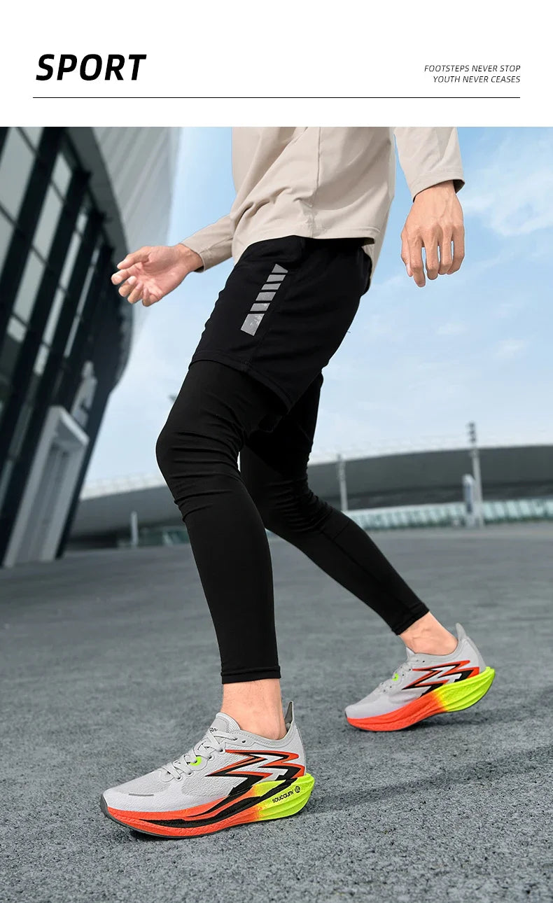 RBB Men’s & Women’s Carbon Plate Trainers – Breathable Shock-Absorbing Running & Tennis Sneakers