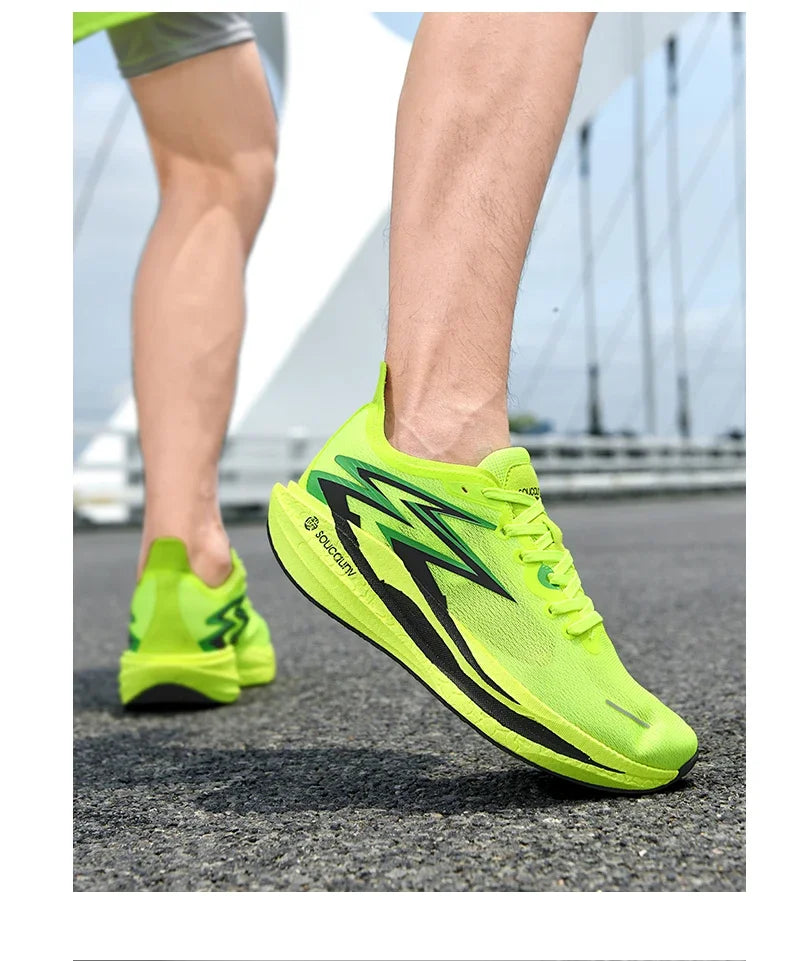 RBB Men’s & Women’s Carbon Plate Trainers – Breathable Shock-Absorbing Running & Tennis Sneakers