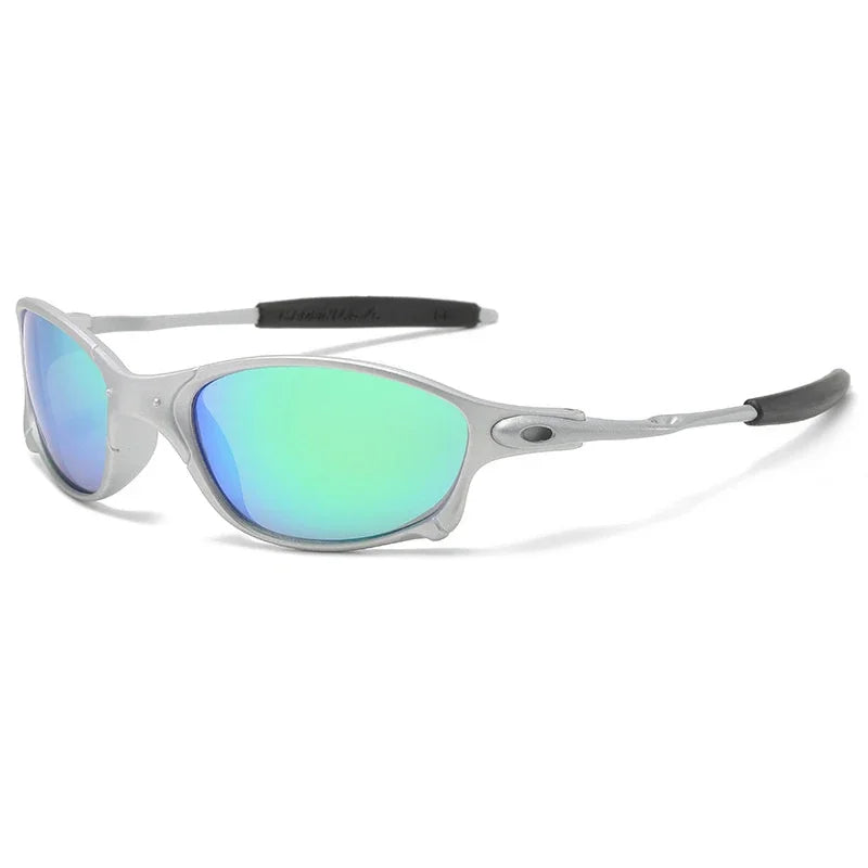 RBB Colorful Sport Sunglasses – Unisex Gradient UV400 Windproof Retro Goggles
