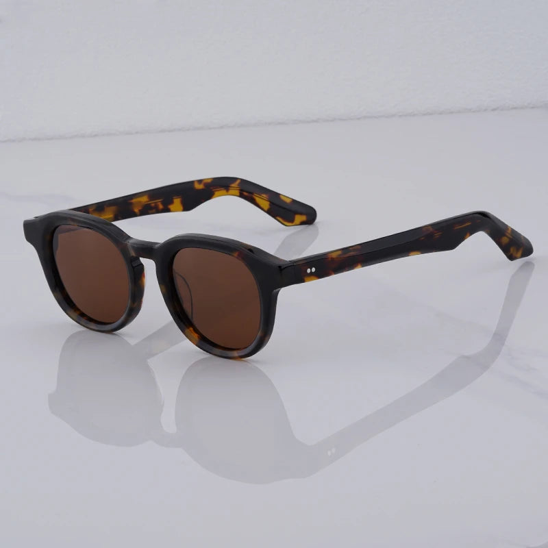 RBB Vintage Polarized Sunglasses – Unisex Lemtosh-Style Acetate Frame | Luxury Retro Eyewear