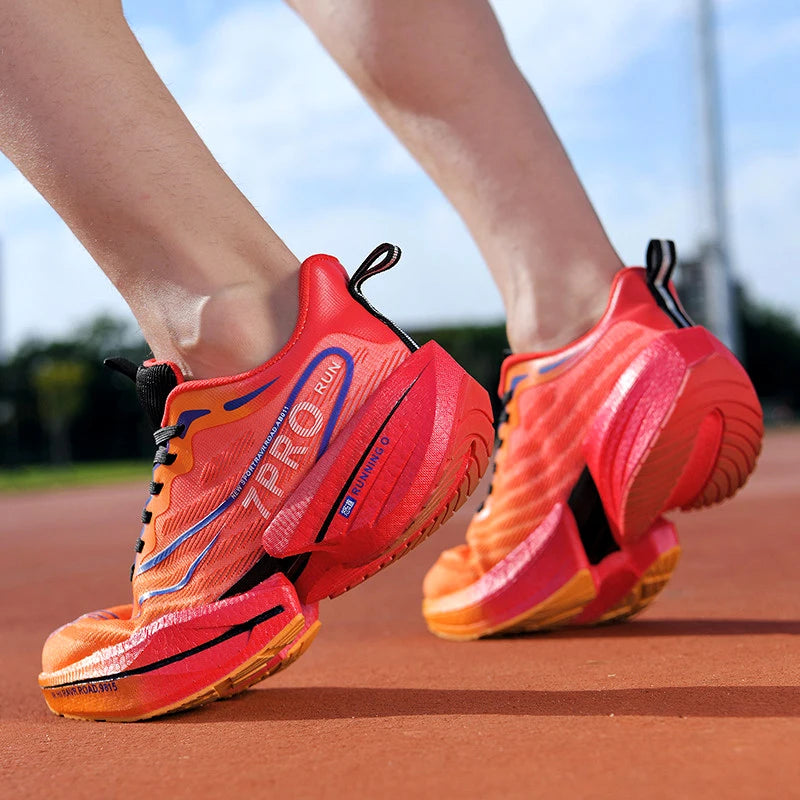 Men's Carbon Plate Running Shoes | Lightweight, Cushioned, Non-Slip