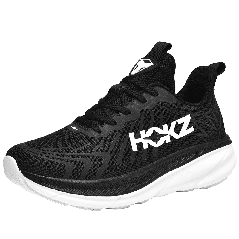 Men’s Breathable Mesh Running Shoes with Thick Soft Sole – High-Quality Outdoor Sports Sneakers