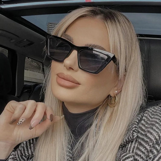 RBB Vintage Cat Eye Sunglasses – Retro Small Square Frame for Women