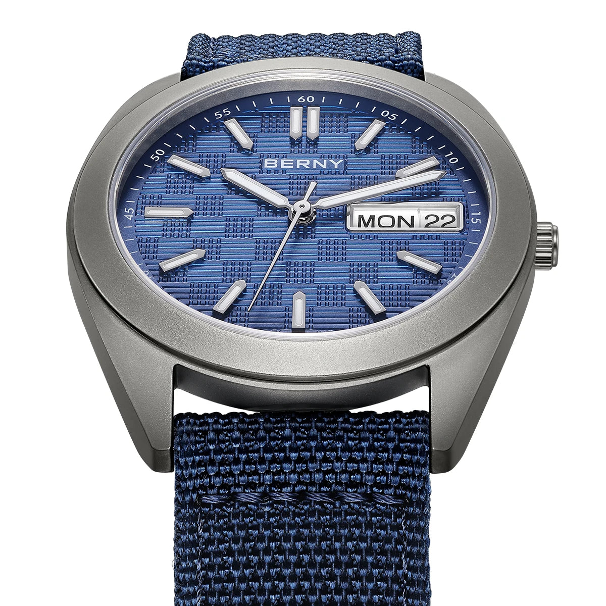 RBB Titanium Men’s Quartz Watch – Date & Week Calendar, Sapphire Crystal, Super Luminous, 38mm, 10ATM Waterproof