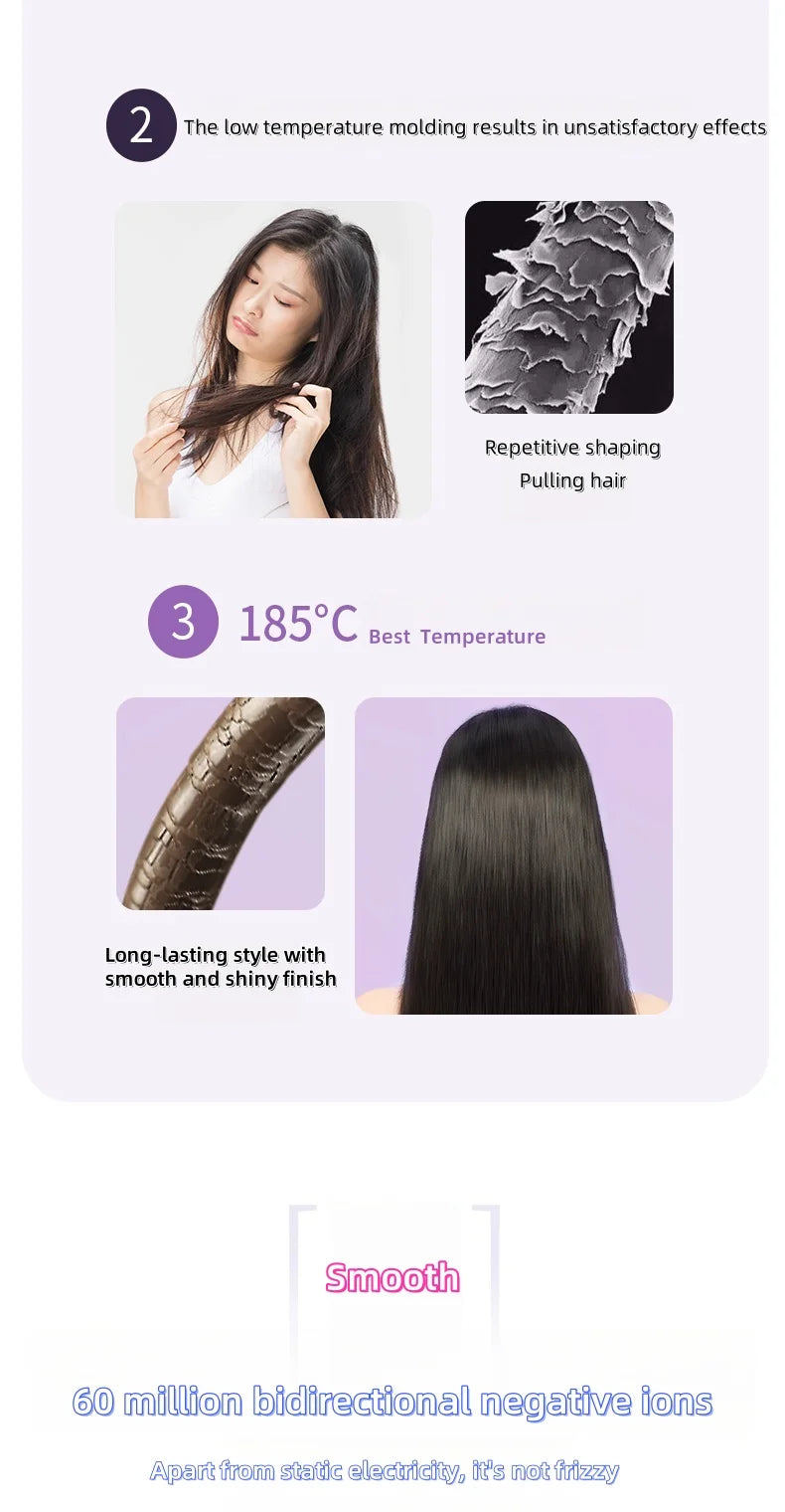 LivChic Ceramic Flat Iron for Salon-Quality Styling