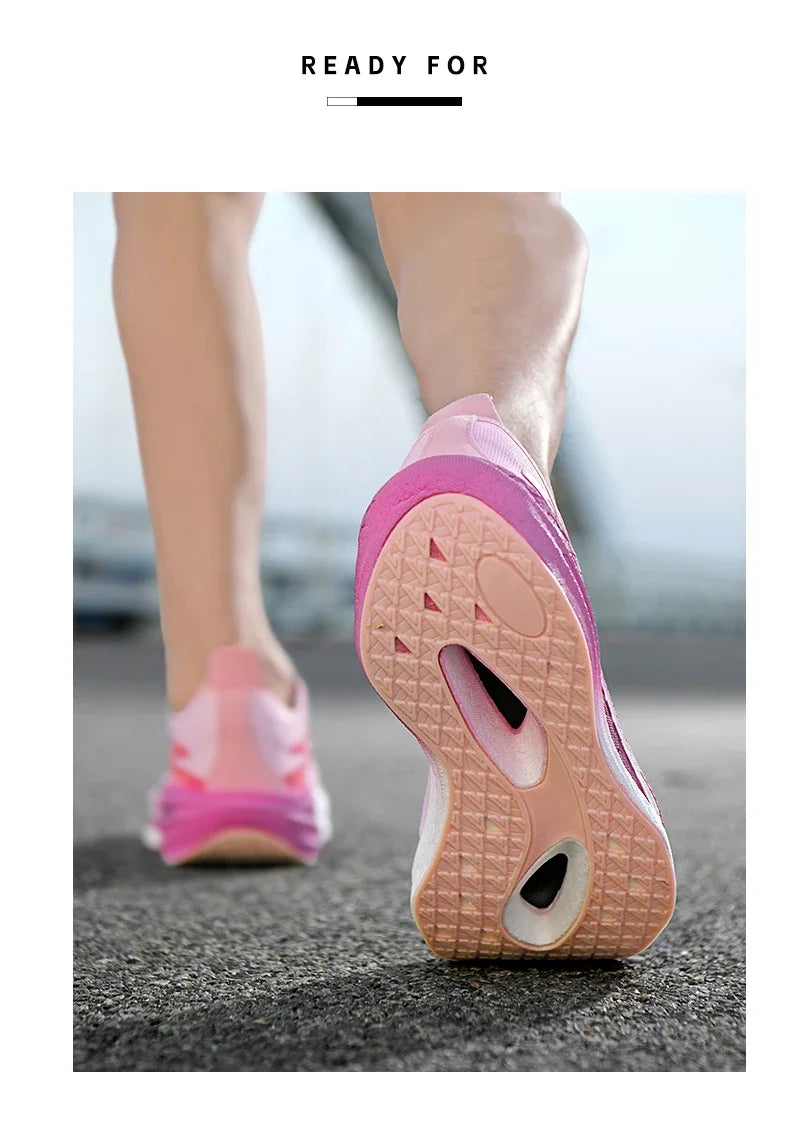 RBB Men’s & Women’s Carbon Plate Trainers – Breathable Shock-Absorbing Running & Tennis Sneakers