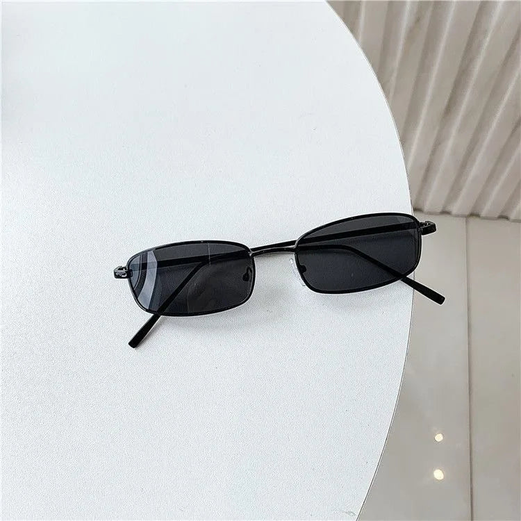 RBB Small Frame Rectangle Sunglasses – Classic Vintage UV400 for Women & Men