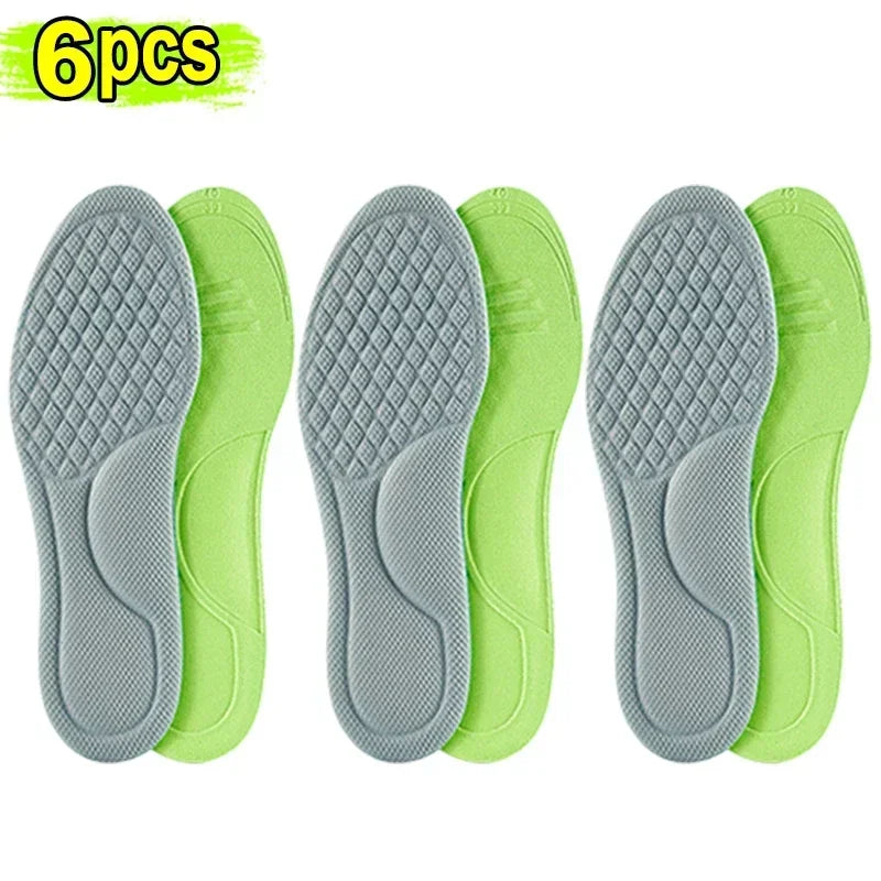 RBB Unisex Orthopedic Memory Foam Insoles – Deodorizing, Antibacterial, Sweat-Absorbing Shoe Inserts