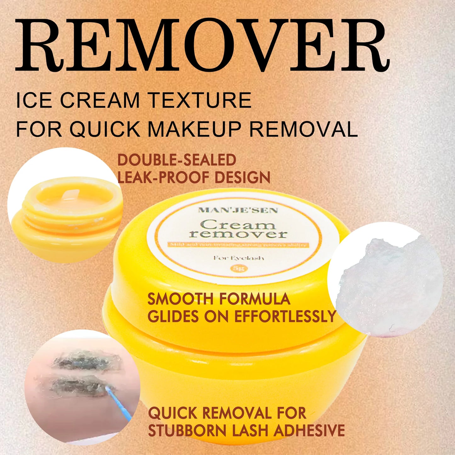 5ml DIY Eyelash Extension Glue – Fast-Drying, Strong Hold, Low Odor (7–14 Days Retention)