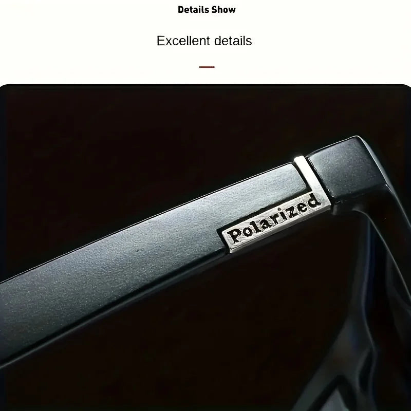 RBB 2PCS Polarized Square Sunglasses – Anti-Glare UV400 Shades for Travel, Party & Driving