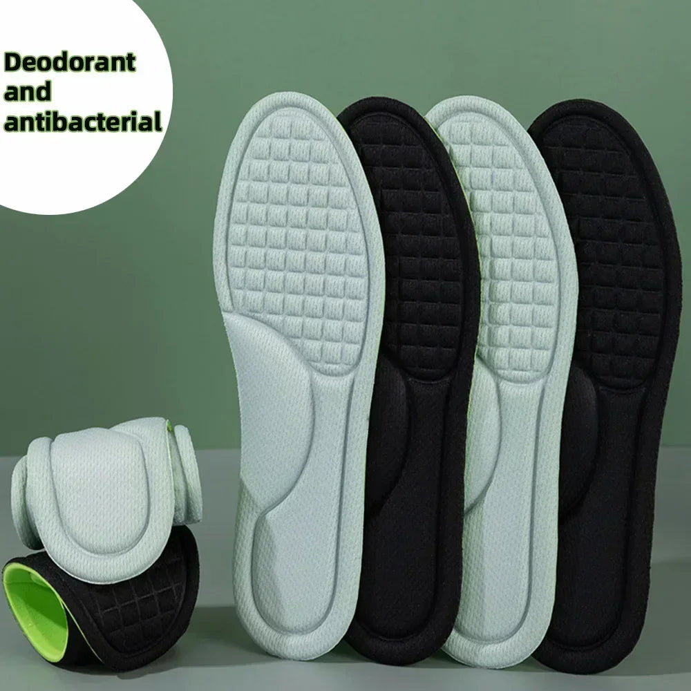 RBB Unisex Orthopedic Memory Foam Insoles – Deodorizing, Antibacterial, Sweat-Absorbing Shoe Inserts