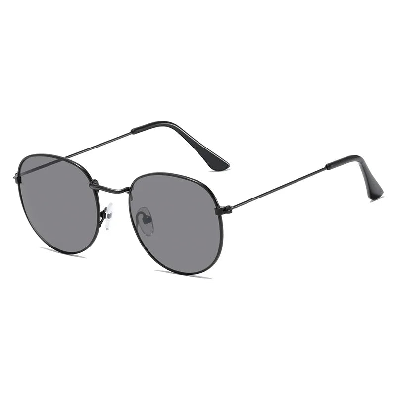 RBB Retro Oval Metal Sunglasses – Women’s Classic Small Frame Designer Eyewear