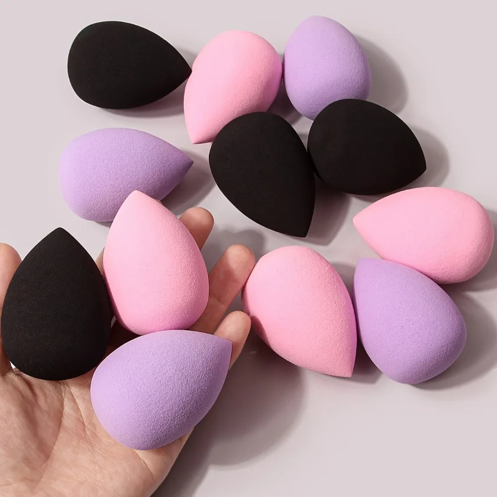 12Pcs Multicolor Makeup Sponge Set – Soft Beauty Blenders for Foundation & Powder