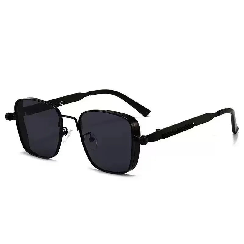 RBB 2025 Polarized Metal Sunglasses for Men – High-End Anti-UV Driving & Punk Fashion Eyewear