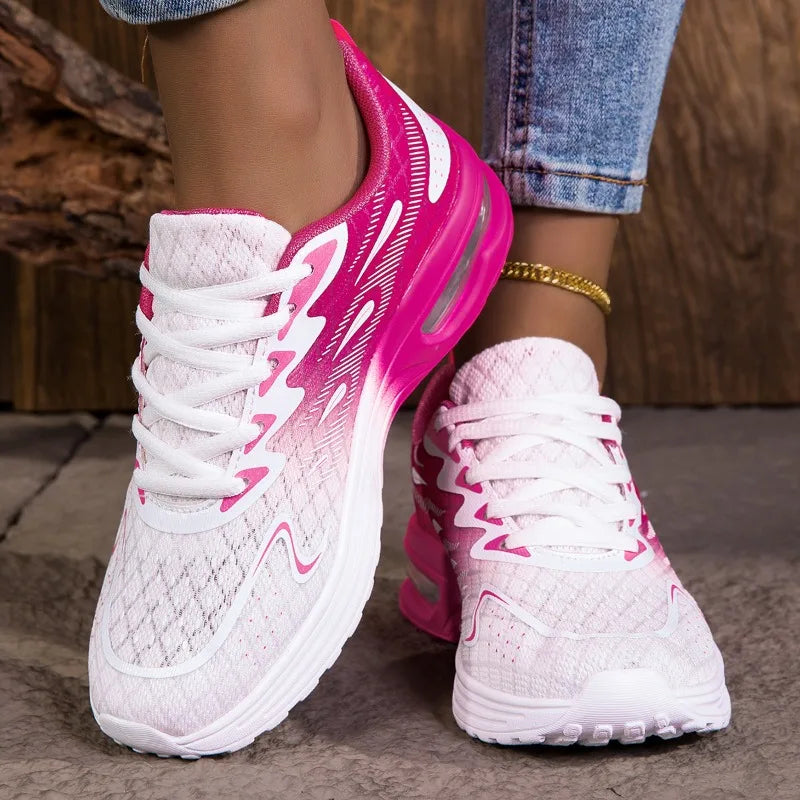 Women’s Lightweight Breathable Running & Walking Sneakers – Non-Slip & Comfortable