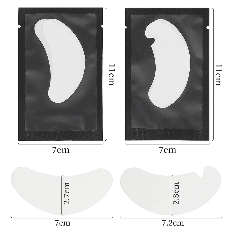 50 Pairs Under Eye Gel Pads for Eyelash Extensions