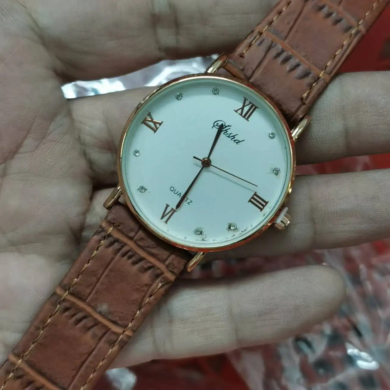 RBB Men’s Business Quartz Watch – High-Quality Leather Belt, Retro Classic Design, Waterproof