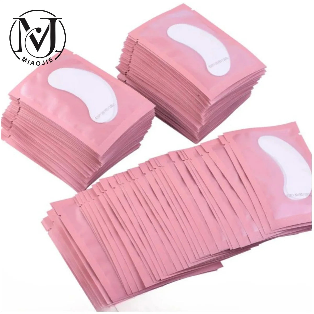 MJ 100 Pairs Eyelash Extension Eye Patches – Under Eye Pads for Lash Application