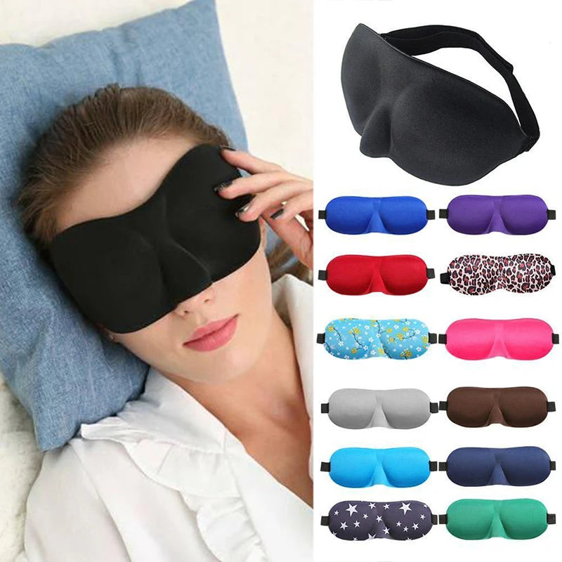 3D Sleep Mask – Light-Blocking Eye Cover for Travel & Relaxation (Unisex)