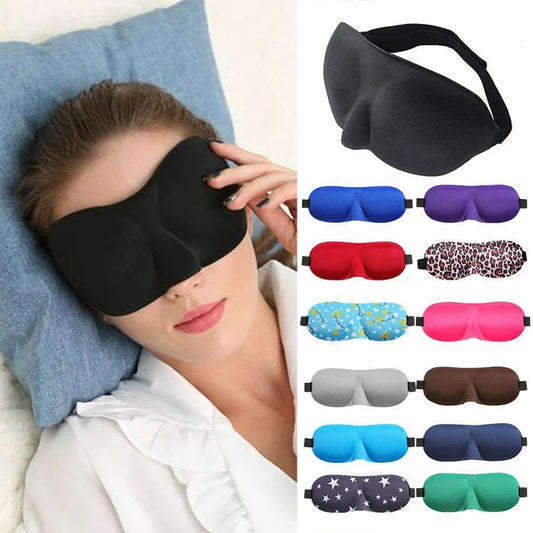 3D Sleep Mask – Light-Blocking Eye Cover for Travel & Relaxation (Unisex)