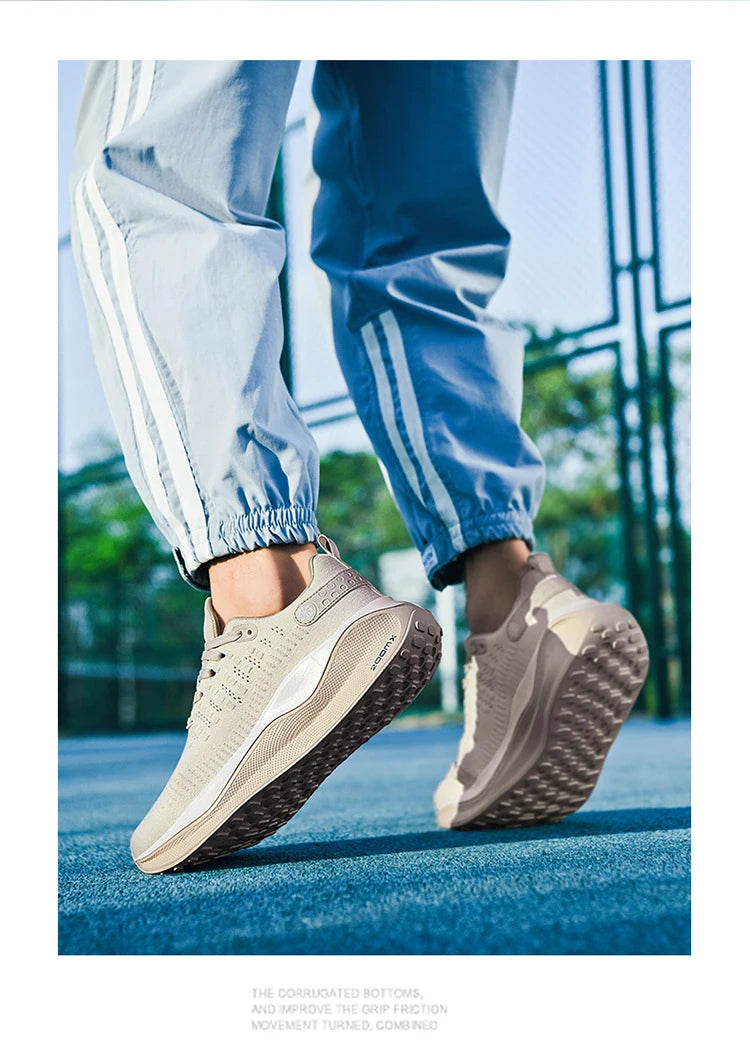 RBB Men’s Cushioning Running Shoes – Lightweight EVA Midsole, Breathable Mesh Sneakers for Gym & Walking