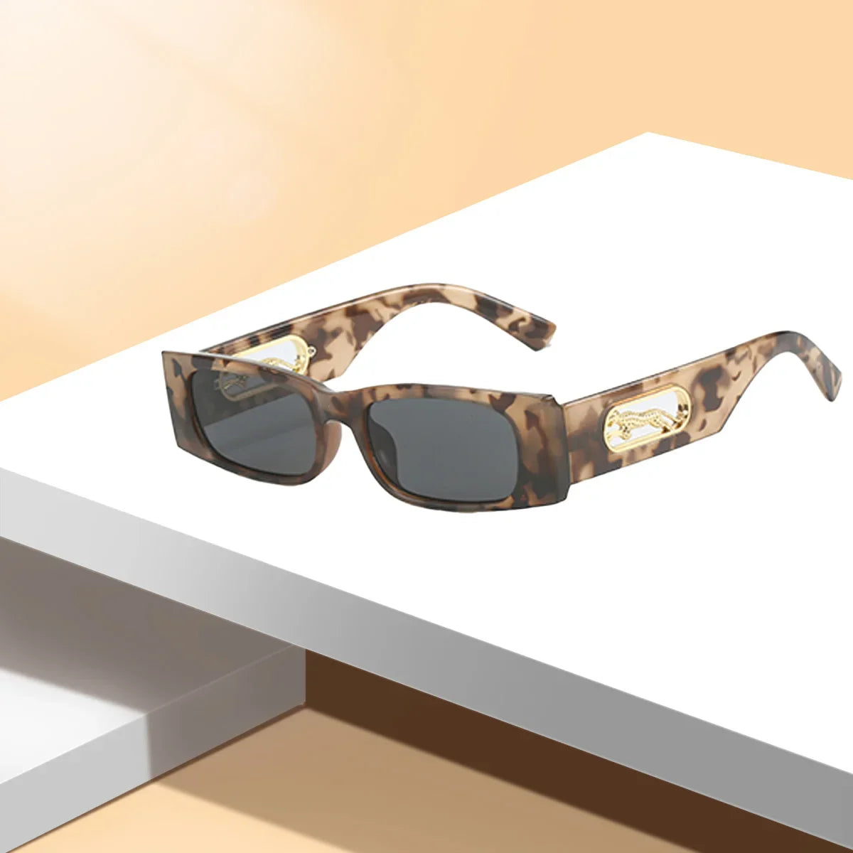 RBB Unisex Vintage Square Fashion Sunglasses – Large Black Lens UV400 Eyewear