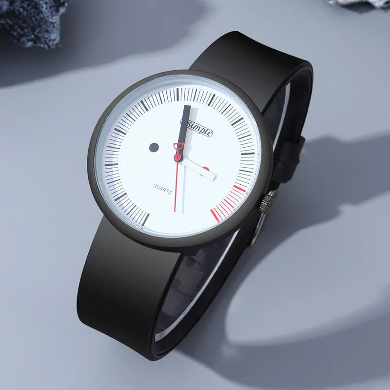 RBB 2025 Jelly Silicone Quartz Watch – Unisex Sports & Casual Timepiece for Students & Everyday Wear