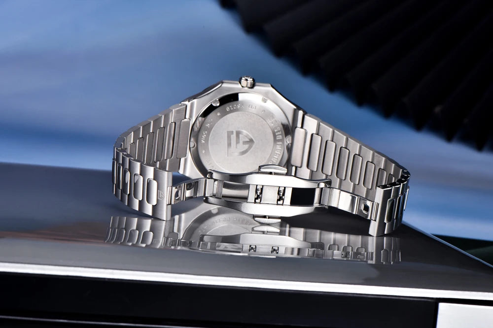 RBB DESIGN 2025 Men's Luxury Quartz Watch – Sapphire Crystal, Waterproof, Stainless Steel