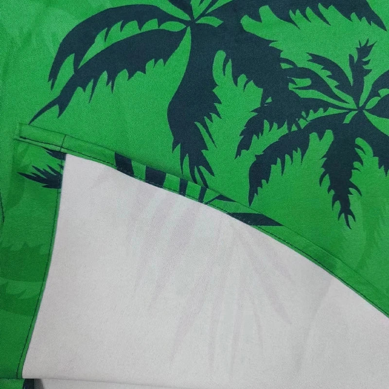 RBB Summer 2025 Men’s Hawaiian Shirt – 3D Animal & Plant Print, Short Sleeve, Beach Style, Plus Size up to 5XL