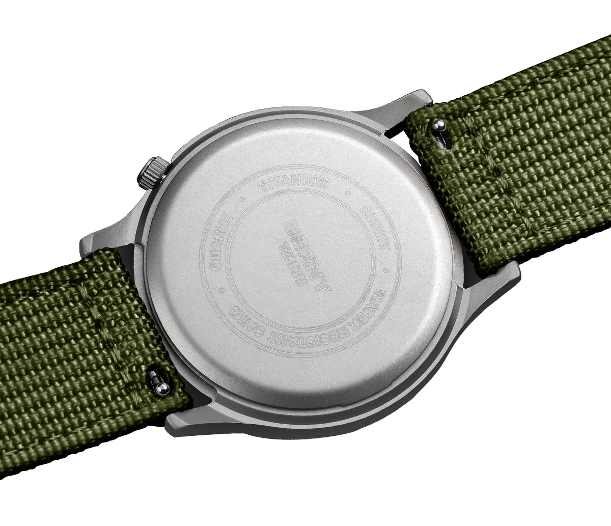 RBB Titanium Field Pilot Watch – Super Luminous Men's Outdoor Quartz Wristwatch with Sapphire Glass (5ATM)