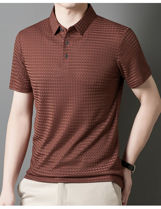 RBB Men’s Plus Size Breathable Polo Shirt – Cool Business Casual Summer Top