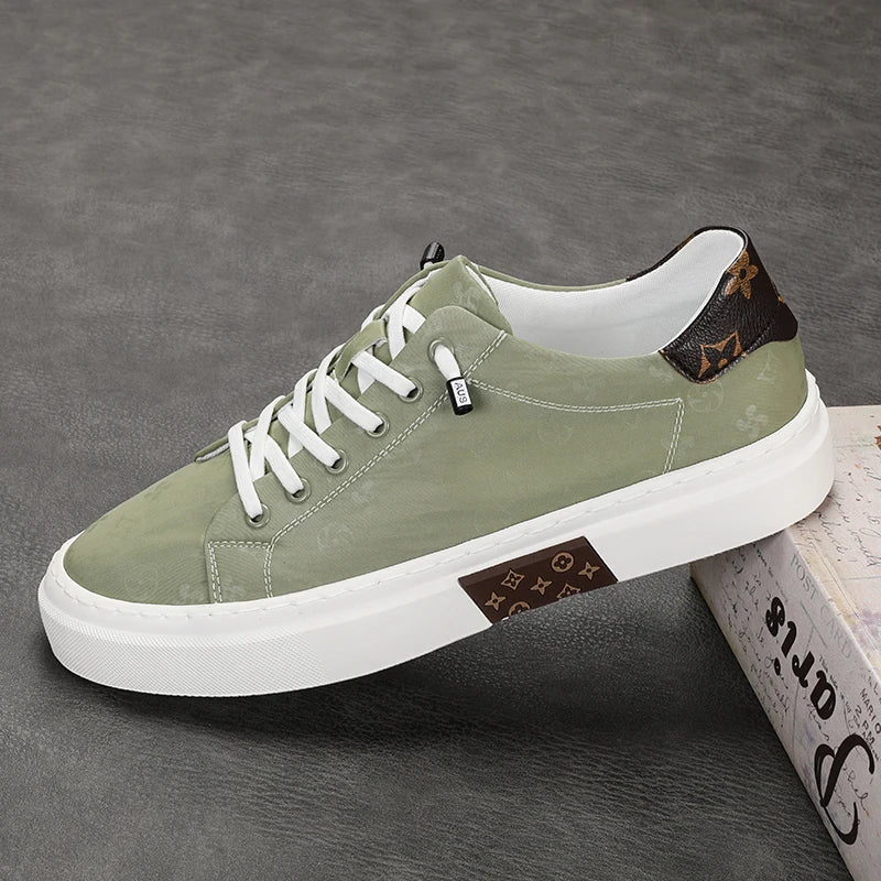 RBB Trendy Men's Canvas Shoes – Summer Lace-Up Breathable Casual Sneakers