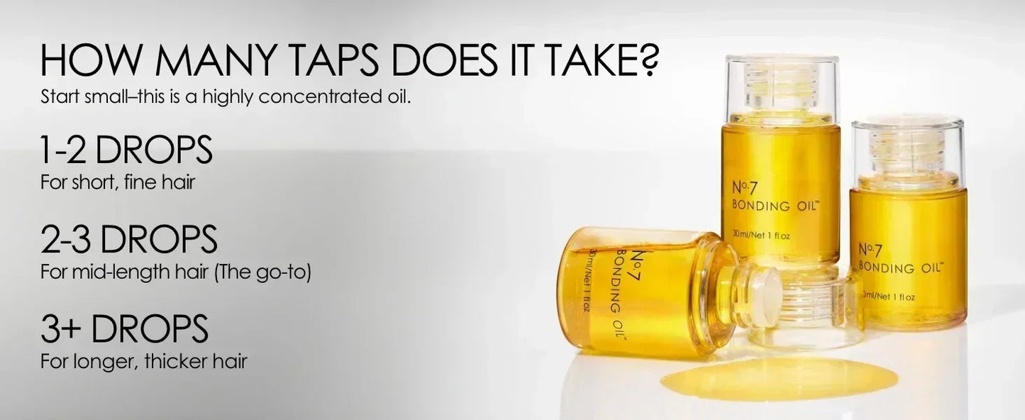 No.7 Bonding Hair Oil – Repair & Shine Booster (30ml)